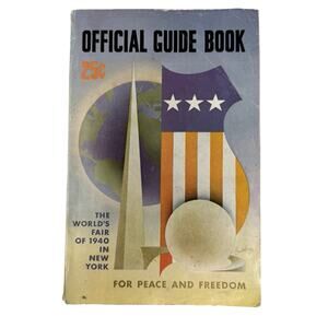 Rare Vintage Official Guide Book The World's Fair of 1940 New York EUC